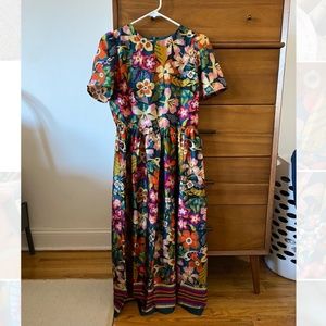 Bohme Oriole Printed Dress Size S Multicolor